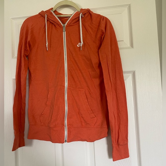 Nike Jackets & Blazers - Orange Nike zip up jacket
